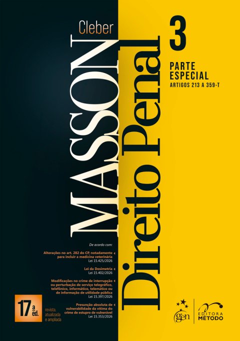 Direito penal, v. 3 parte especial : (arts. 213 a 359-T)