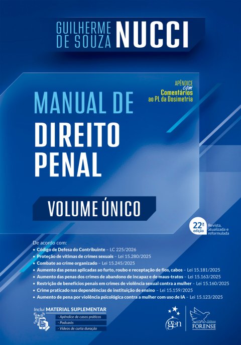 Manual de direito penal volume único