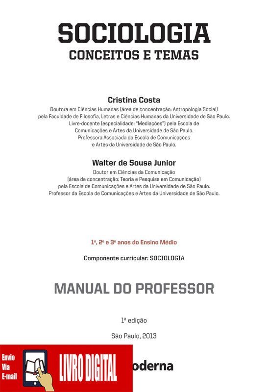 Sociologia - Conceitos e Temas em PDF