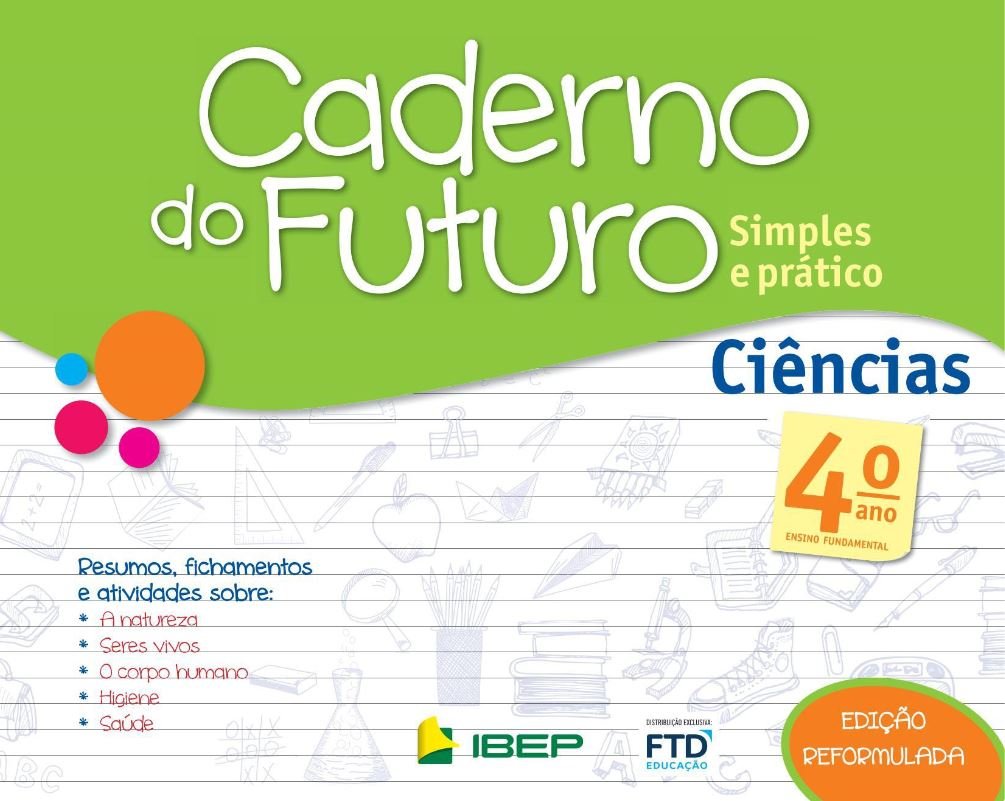 Caderno do Futuro Ciências - 4º ano