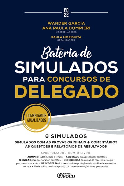 Bateria de simulados para concursos do delegado