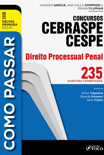 Concursos Cebraspe direito processual penal