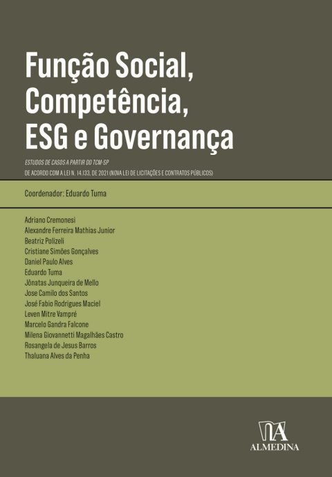 Função social, competência, esg e governança