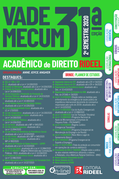 Vade mecum acadêmico de direito Rideel