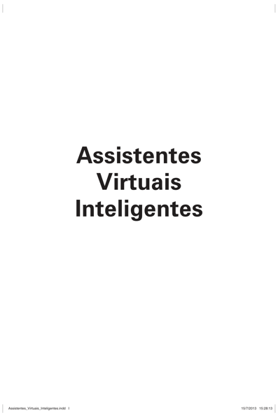 Assistentes virtuais inteligentes: conceitos e estratégias