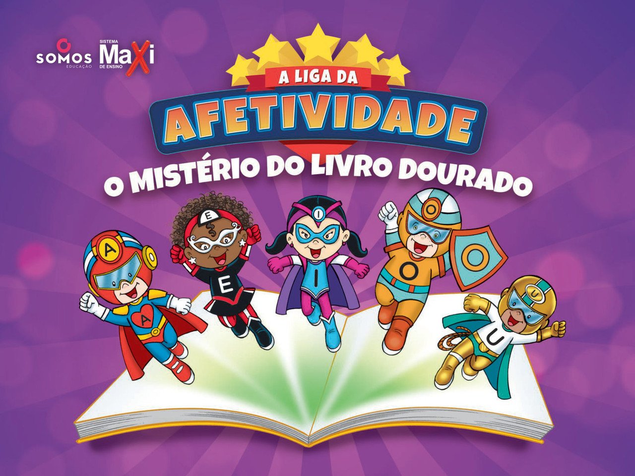 Maxi A liga da afetividade O mistério do livro dourado