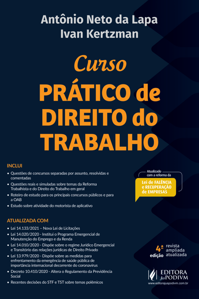 Curso prático de direito do trabalho