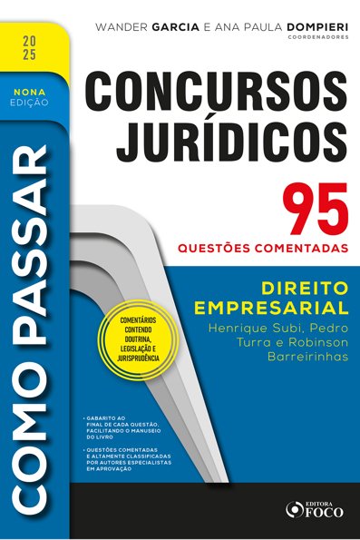 Como passar em concursos jurídicos: direito empresarial