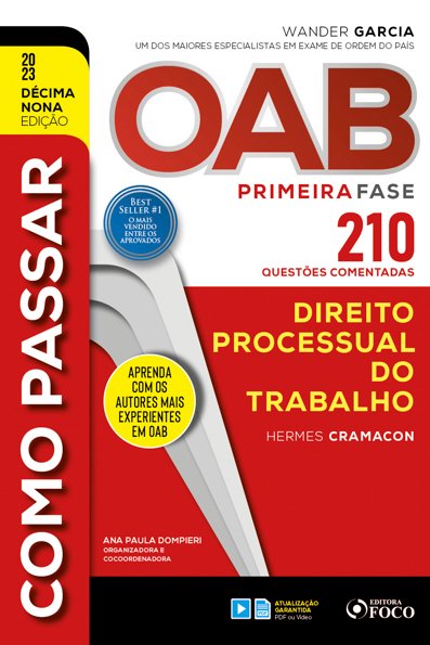 OAB primeira fase direito processual do trabalho