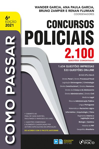 Concursos policiais 2.100 questões comentadas