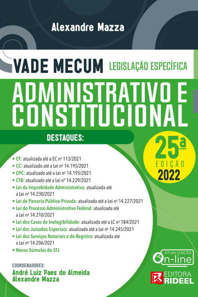 Vade mecum administrativo e constitucional: legislação específica